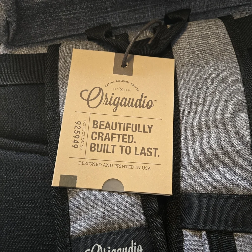 Gray and Black Men's Backpack